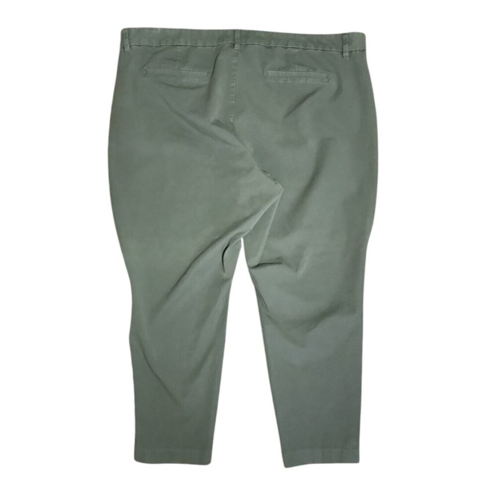 Old Navy Pants Womens Plus Size 26 Solid All Gree… - image 5